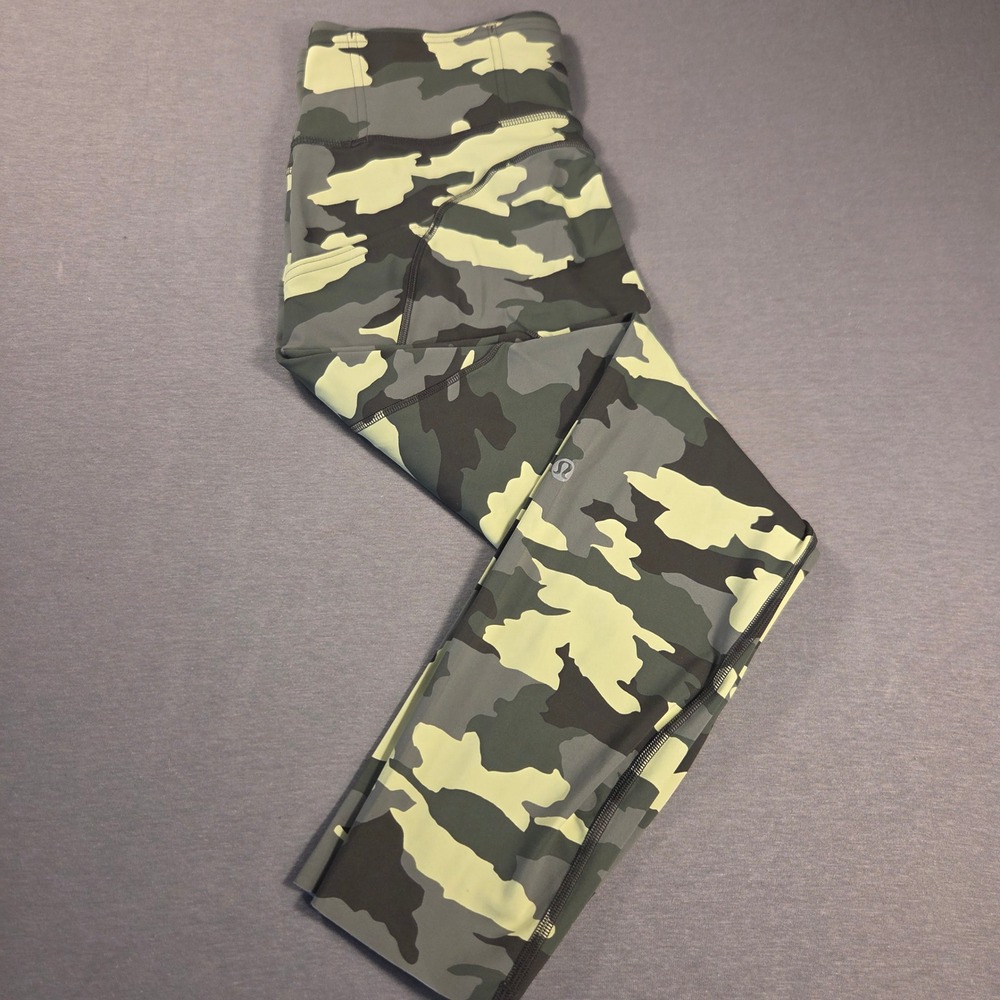 Lululemon Fast and Free High-Rise Tight 25 Heritage 365 Camo crispen Size 8
